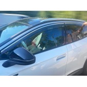 Дефлектор вікна для Volkswagen ID.4 2021+ з нерж. хром полоскою